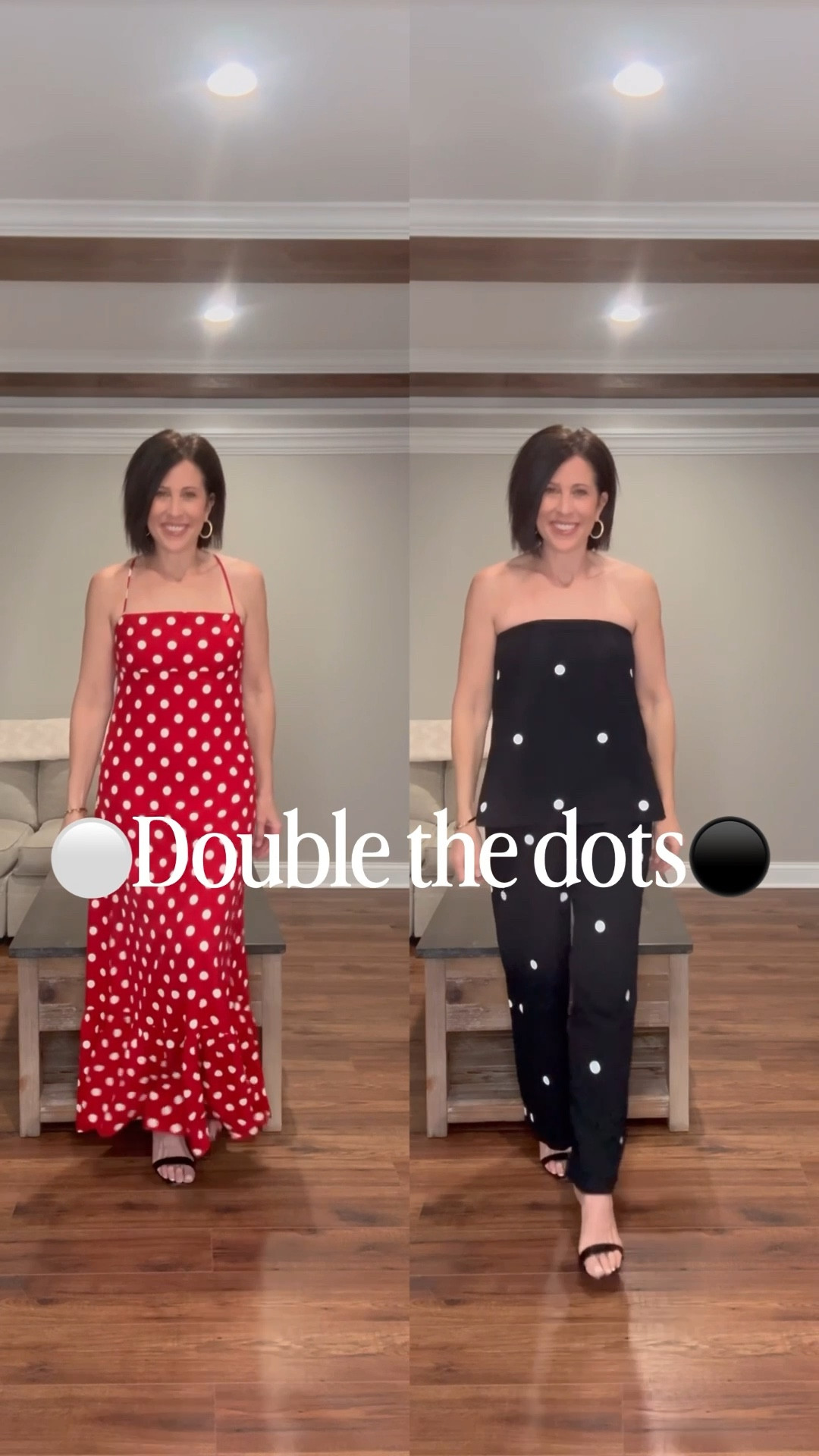 Spotted the perfect trend... and I couldn’t just choose one. ⚪️Which side are you on? 👈or👉 Same print, different vibes. ✨ From brunch to dinner date. Shop my LTK link for all shopping links! 🌺

#LTKootd #LTKU #LTKSaleAlert