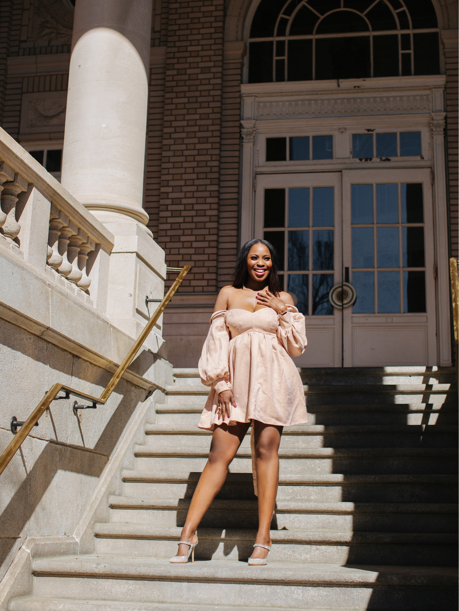 Business in the front party in the back. This dress is such a statement.  This gingham print is stunning. 


#LTKstyletip #LTKunder100 #LTKFind