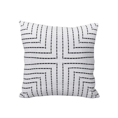 Origin 21 Striped Black Square Throw Pillow Lowes.com | Lowe's