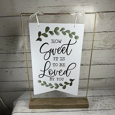 How Sweet It Is To Be Loved By You Sign | eBay US