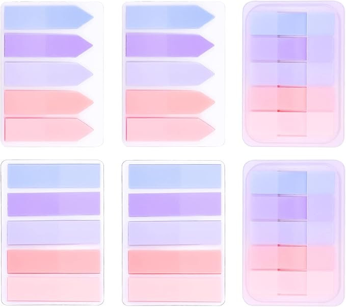 AIEX 600pcs Index Tabs Flags, Self-Adhesive Sticky Tabs Page Tabs Writable Book Markers Page Flag... | Amazon (US)