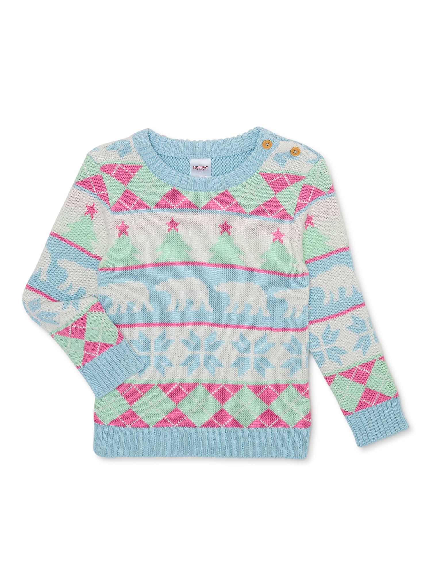 Holiday Time Baby and Toddler Boy or Girls Unisex Sweater, Sizes 12 Months to 5T - Walmart.com | Walmart (US)