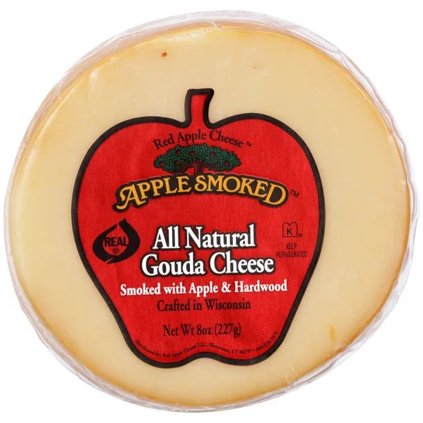 Red Apple Cheese Apple Smoked Natural Gouda, 8 oz - Walmart.com | Walmart (US)