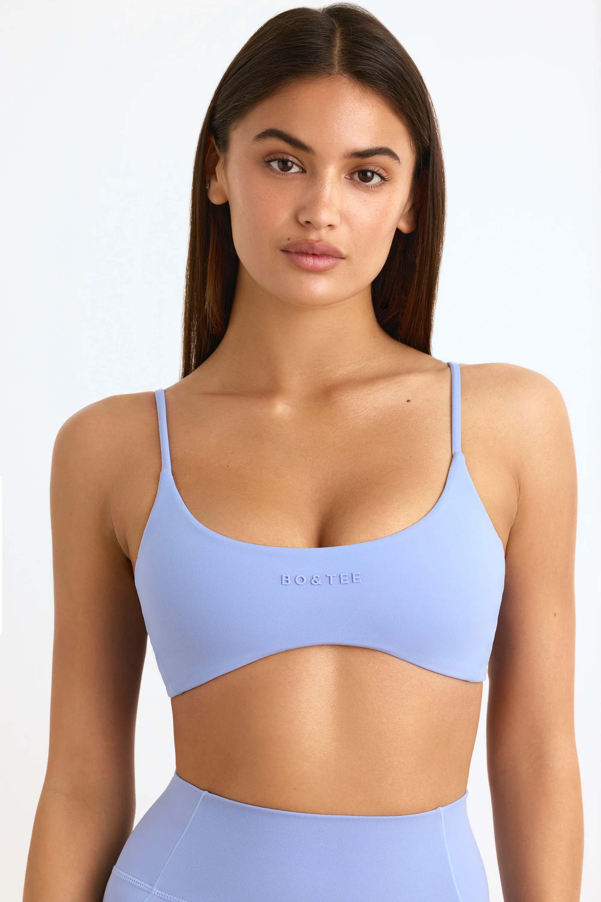 Soft Active Sports Bra in Lavender Blue | Oh Polly