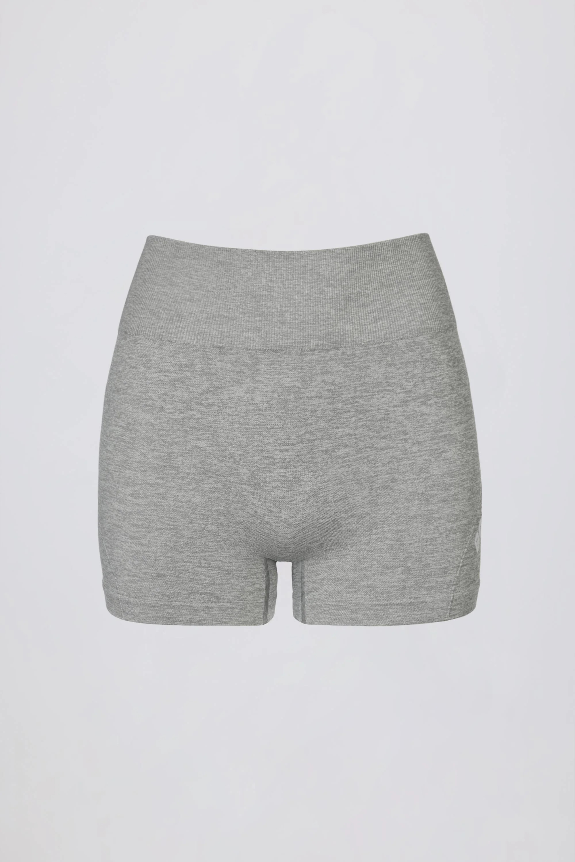 Super Sculpt Seamless Mini Shorts in Grey Marl | Bo&Tee