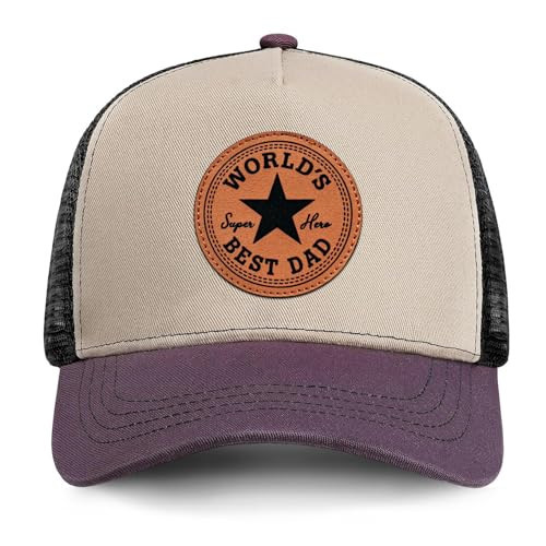 IORTY RTTY Dad Gifts from Daughter Son Dad Hat for Men Fathers Day Christmas Birthday Gifts Mens Hat for Dad from Kids Mens Trucker Hat Burgundy | Amazon (US)