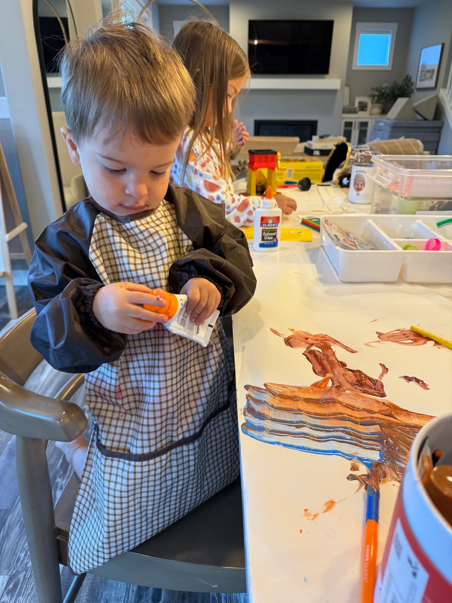 These water proof art smocks are so affordable and come in the cutest patterns! My kids get excited to put them on when we are doing anything that might make a mess. I love that it keeps their clothes clean and it makes cleaning up so easy 🎨🧼

#LTKmomlife #LTKHome #LTKKids