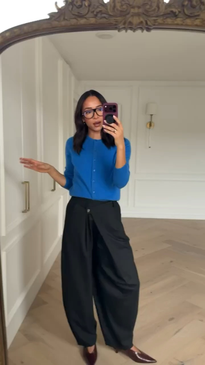 Fall outfit! This tank top is so chic and a fun take on a basic white tank and the fit of these pants is incredible and has a perfect barrel shape! Wearing size S white tank, size S cardigan, and size S trousers 

fall outfit, fall fashion, casual outfit, workwear, work outfit, office outfit, business casual workwear

#LTKSeasonal #LTKootd #LTKWorkwear