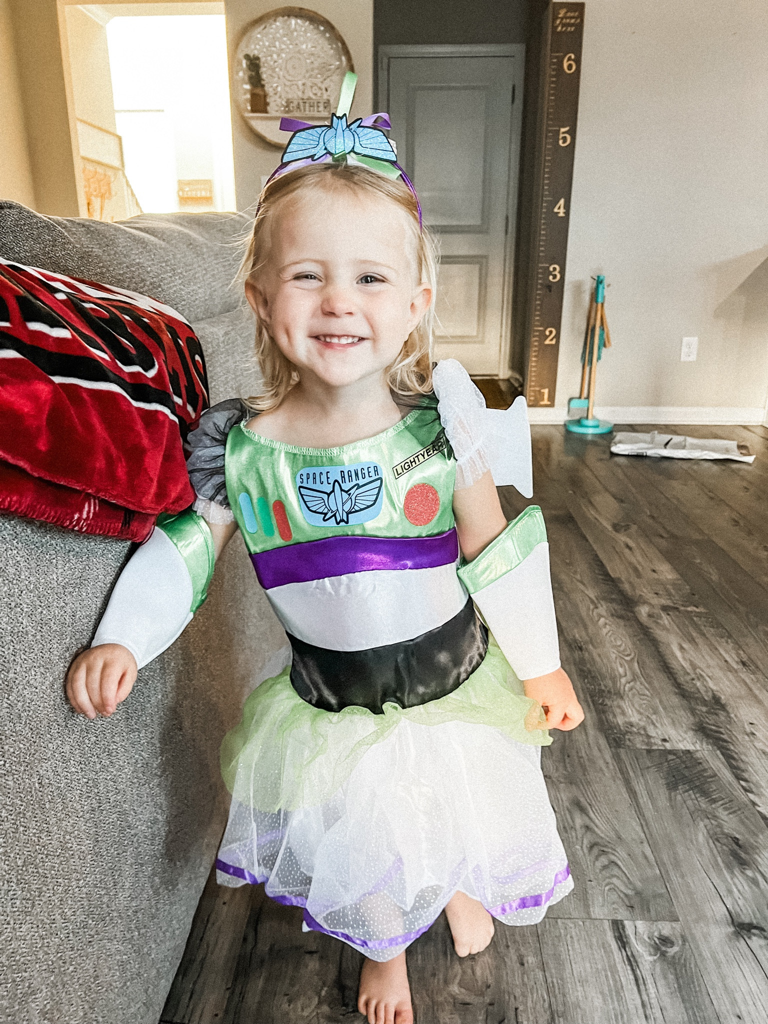 This Buzz lightyear dress was cuter than I even expected it to be 💫💚

#halloween #halloweencostumekids 

#LTKkids #LTKHalloween #LTKfindsunder50
