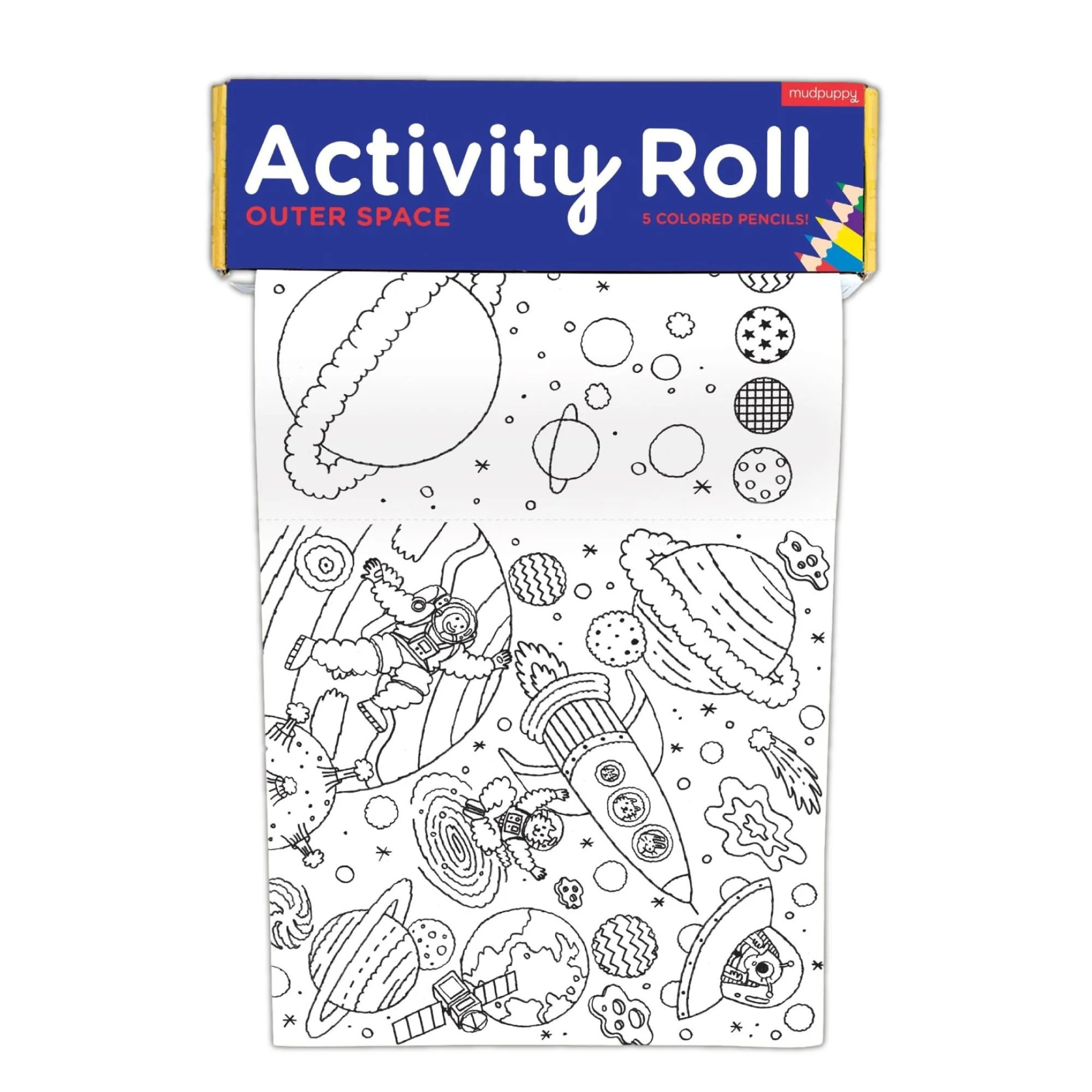 Outer Space Activity Roll | Galison