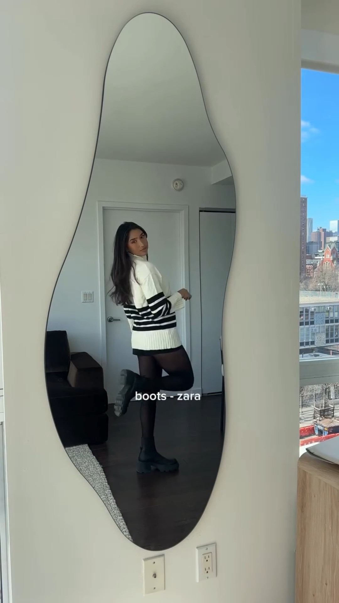 Outfit details for brunch in NYC 🗽🥂🫰🏽

Linked everything on my LTK (in stories + highlights 🫶)

#outfitinspo #springfashion #newyork #nyc #fashion