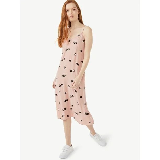 Free Assembly Women's Slip Dress | Walmart (US)