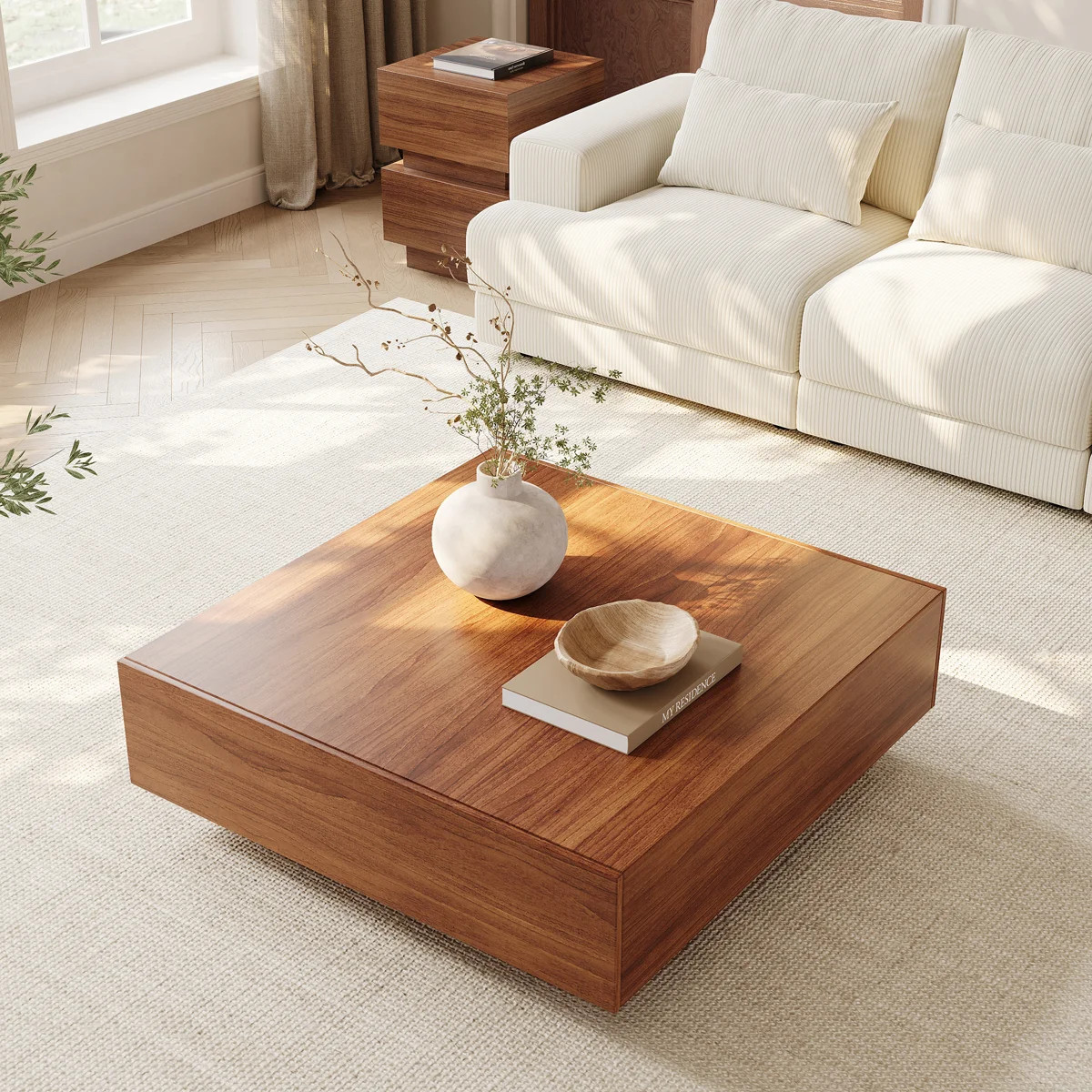Fully Assembled 2-Drawer Square Coffee Table | Wayfair North America