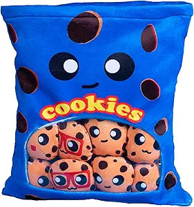 Plushies Doll a Bag of Cookie Toy Stuffed Soft Snack Pillow Plush Yummy Food Toy for Birthday Gif... | Amazon (US)