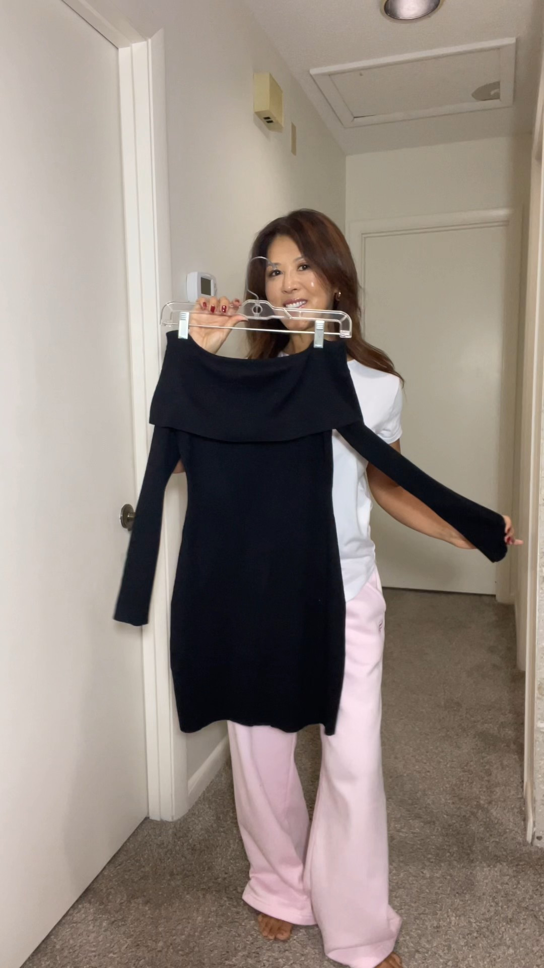 Amazon sexy off shoulder sweater dress, great fit your next night out. I’m wearing size small in black. 

#LTKootd #LTKFindsUnder50