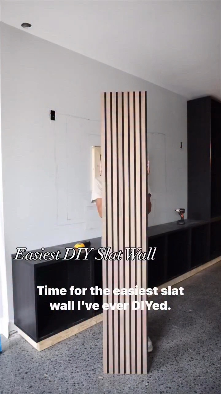 Still one of my favorite DIY projects we’ve done. This slat wall completely transformed our basement game room, adding texture, warmth, and a custom feel that elevated the entire space.

It’s crazy how one project can spark another. Now I’m thinking about adding a slat wall to our new home gym, but I can’t decide if I should bring this look into that space too.

If you’re thinking about adding a slat wall to your home, where would you put one—a game room, home gym, office, or bedroom? Tell me below… I need to know which space is winning.

#SlatWall #AccentWall #HomeGymIdeas #GameRoomIdeas #DIYHomeProjects BasementDesign InteriorDesign