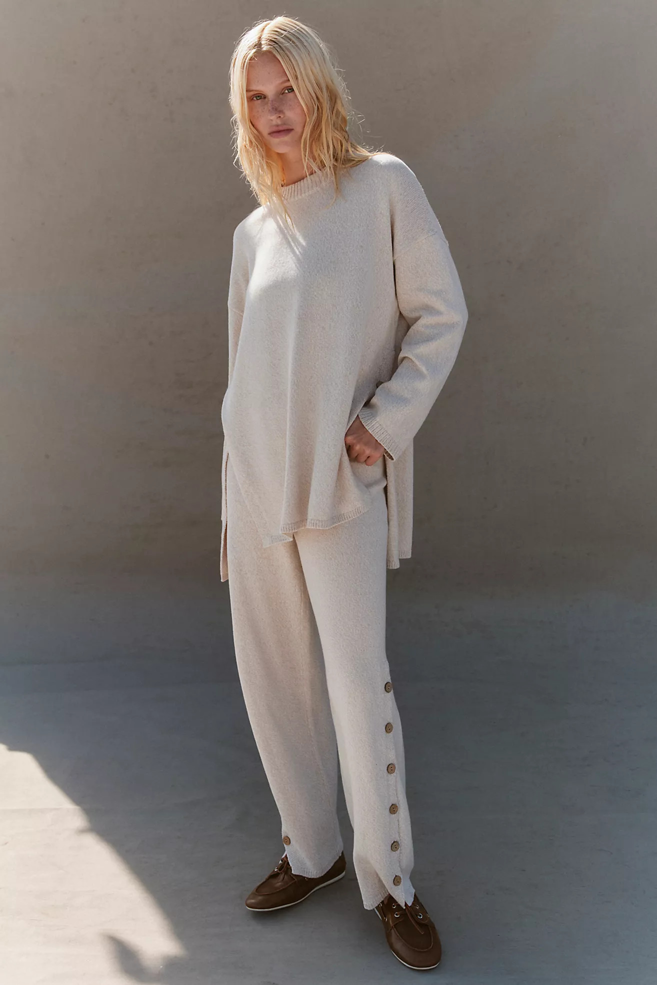 Button Up Sweater Set | Free People (Global - UK&FR Excluded)