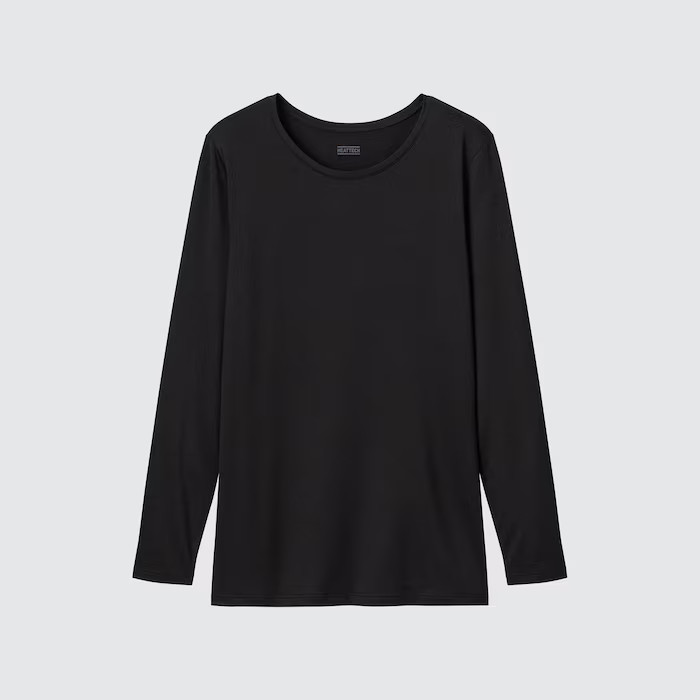 HEATTECH Crew Neck Long-Sleeve T-Shirt | UNIQLO (US)