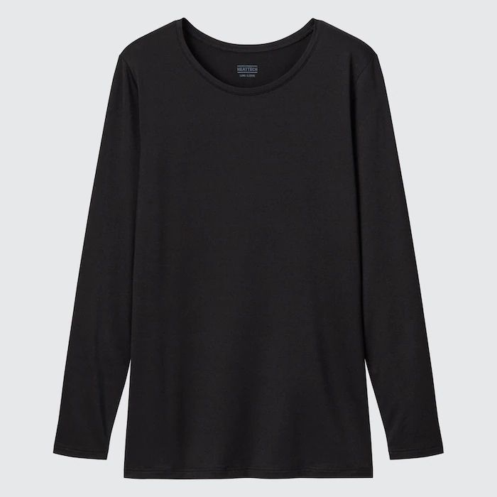 HEATTECH Crew Neck Long-Sleeve T-Shirt | UNIQLO (US)