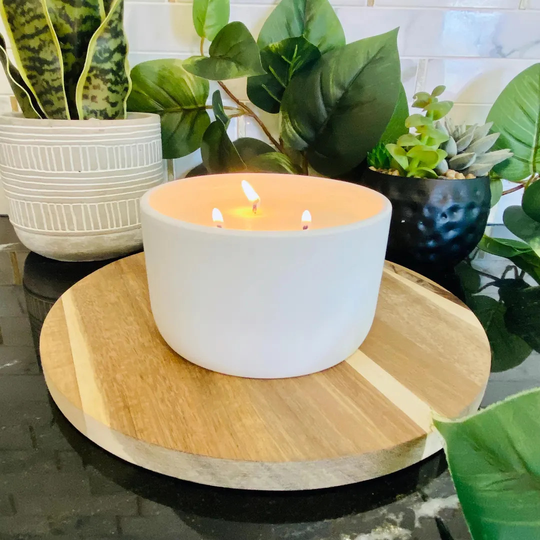 14oz Nontoxic 3 Wick Candle, GMO FREE Soy Wax, Strong Scent Candles, Luxury Candles, Non Toxic Sc... | Etsy (US)