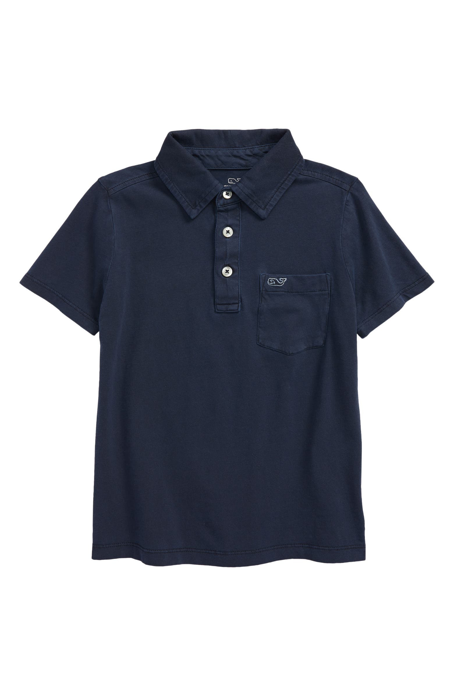 Kids' Exclusive Island Garment Washed Pocket Polo | Nordstrom