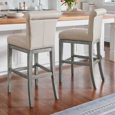 Corinne Swivel Bar & Counter Stool | Grandin Road