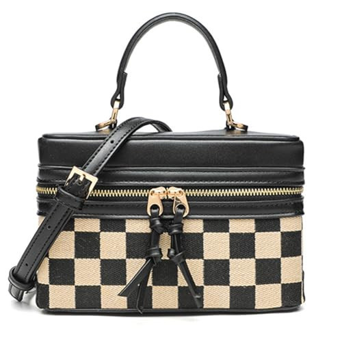 Crossbody Bag for Women Small Top Handle Purse Designer Box Shoulder Handbag Trendy Purse | Amazon (US)