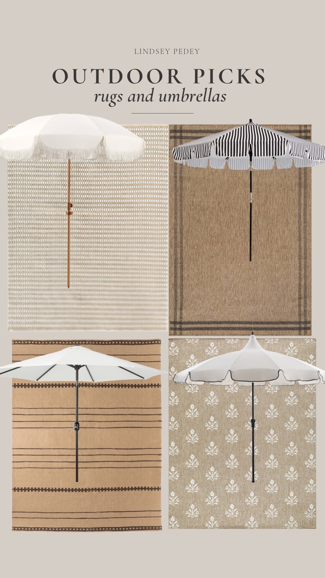 Outdoor rugs and umbrellas!


Outdoor, patio, outdoor rug, outdoor umbrella, outdoor decor, patio decor

#LTKHome #LTKSeasonal
