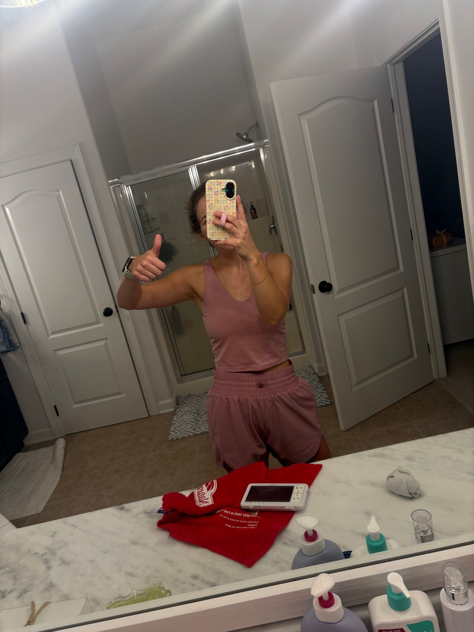 Post morning workout with the besttt matching set from target!!!

Wearing a small in both💕

#LTKSaleAlert #LTKFindsUnder50 #LTKActive