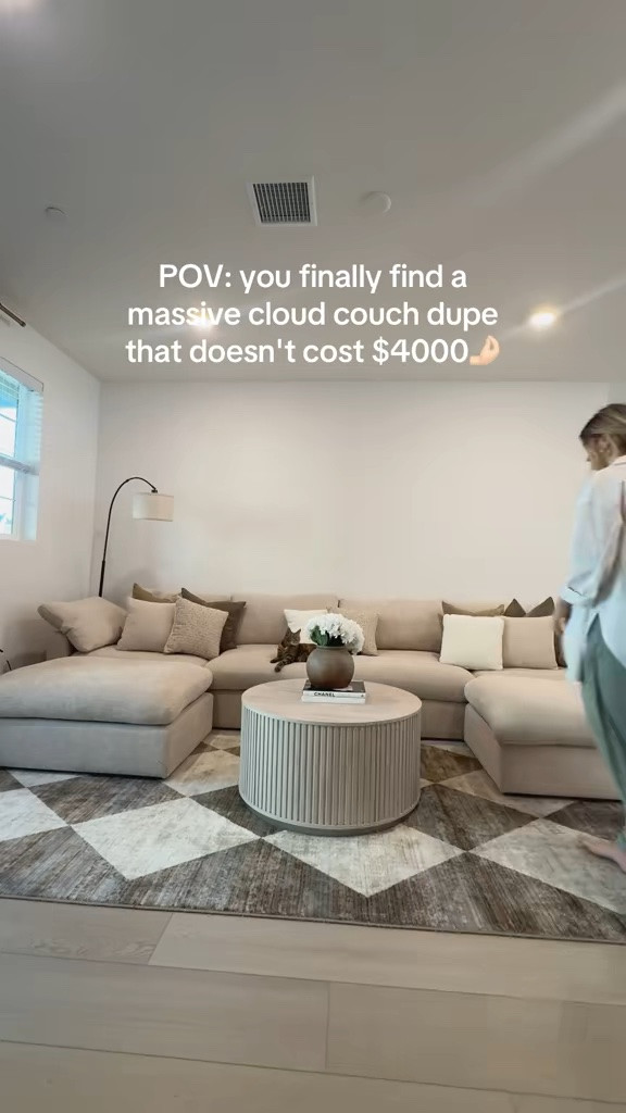 my cloud couch is a dream🤩

my cloud couch dupe is from wayfair

I got the color chenille beige🤍

it's 155 inches long!

the rug is 8'10 x 13 feet

I have my cloud couch at the top of my page right now 🫶🏼

#cloudcouch  #couch #sectional  #livingroom  #livingroomdecor  #affordablehomedecor #neutralhome 

Cloud couch, cloud couch sectionals, cloud couch living room, cloud couch review, cloud couch wayfair

#LTKU #LTKHome
