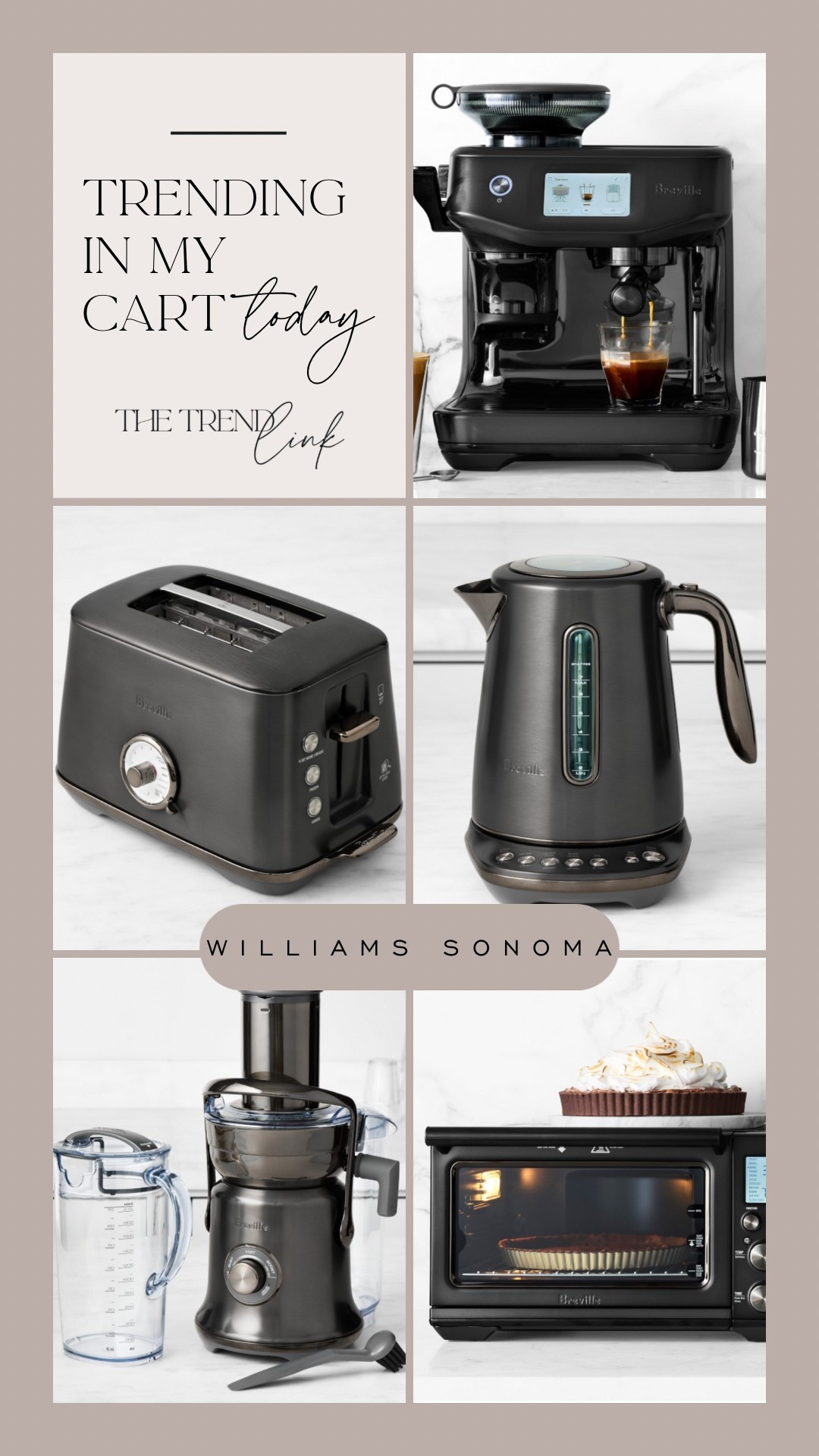 For all my NOIR fans 🖤 you know I love a chic black look; with this Breville collection at Williams Sonoma you can really make your kitchen stand out in all the best ways. 

#LTKHome