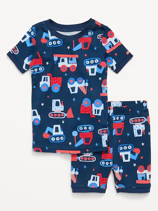 Printed Snug-Fit Pajama Set for Toddler & Baby | Old Navy (US)