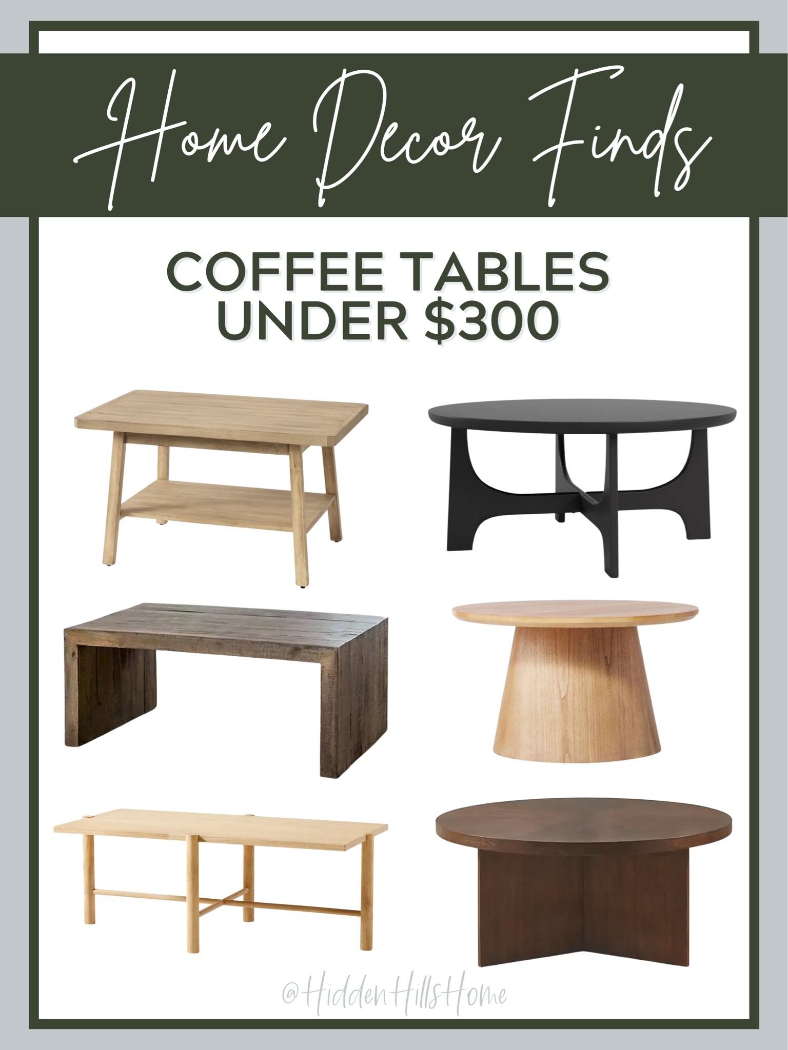 Coffee Tables under $300, Affordable Home Decor, coffee tables on sale, Coffee table, Living Room decor #under300 #coffeetable #livingroom #homedecor

#LTKhome #LTKsalealert