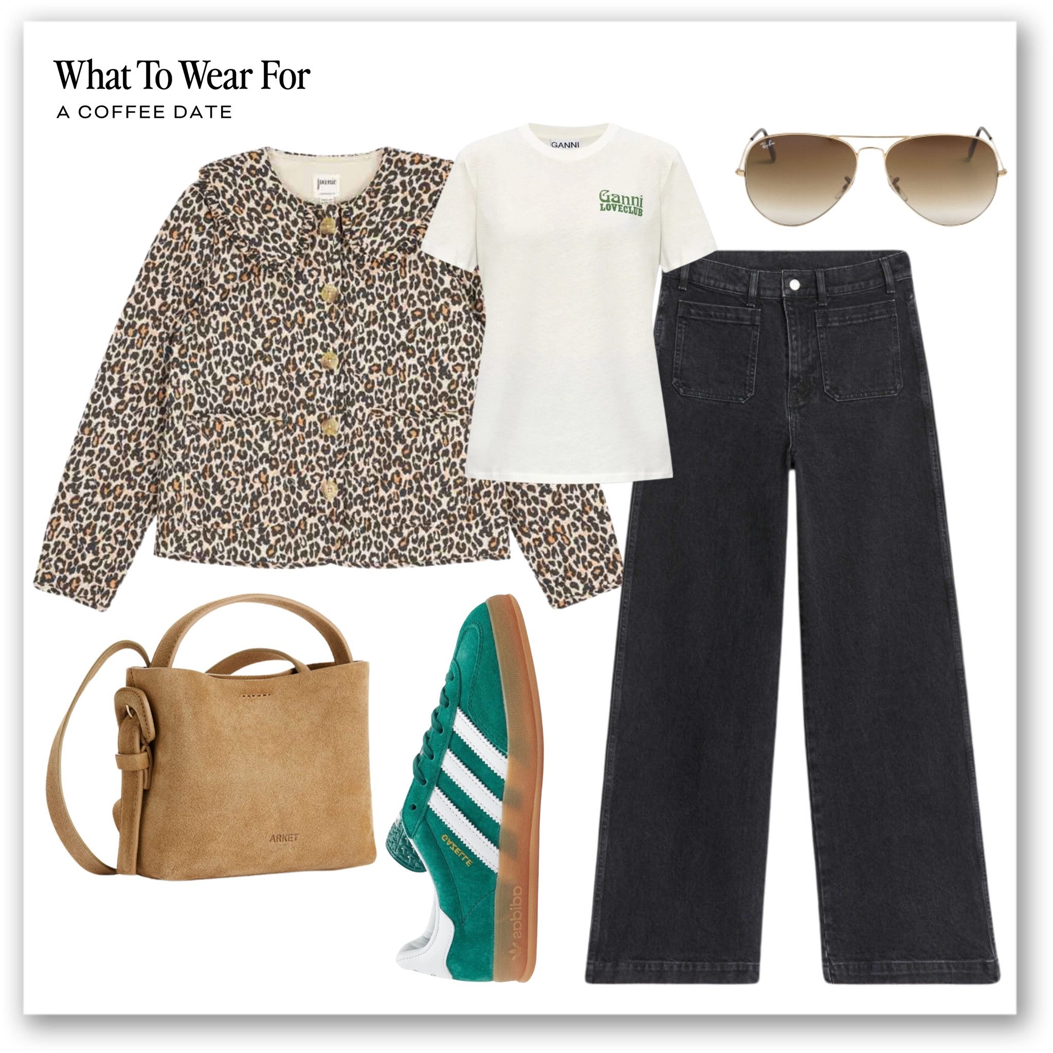 Trending: leopard print 🐆

Casual outfits, spring style, animal print, adidas gazelles, green trainers 

#LTKstyletip #LTKspring #LTKeurope