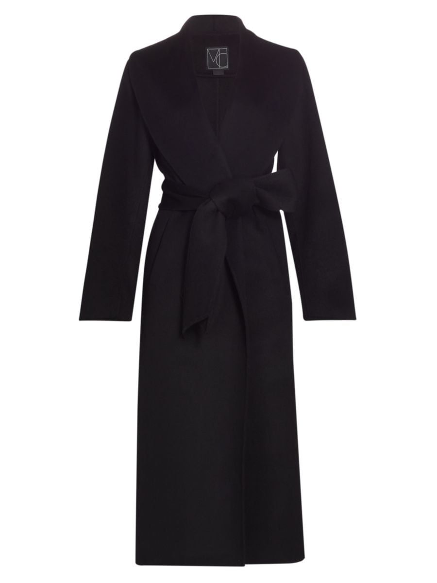 Grace Wrap Double-Face Wool Coat | Saks Fifth Avenue
