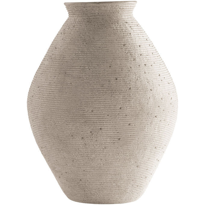 Hannela Antique Tan Large Vase | Slumberland Furniture