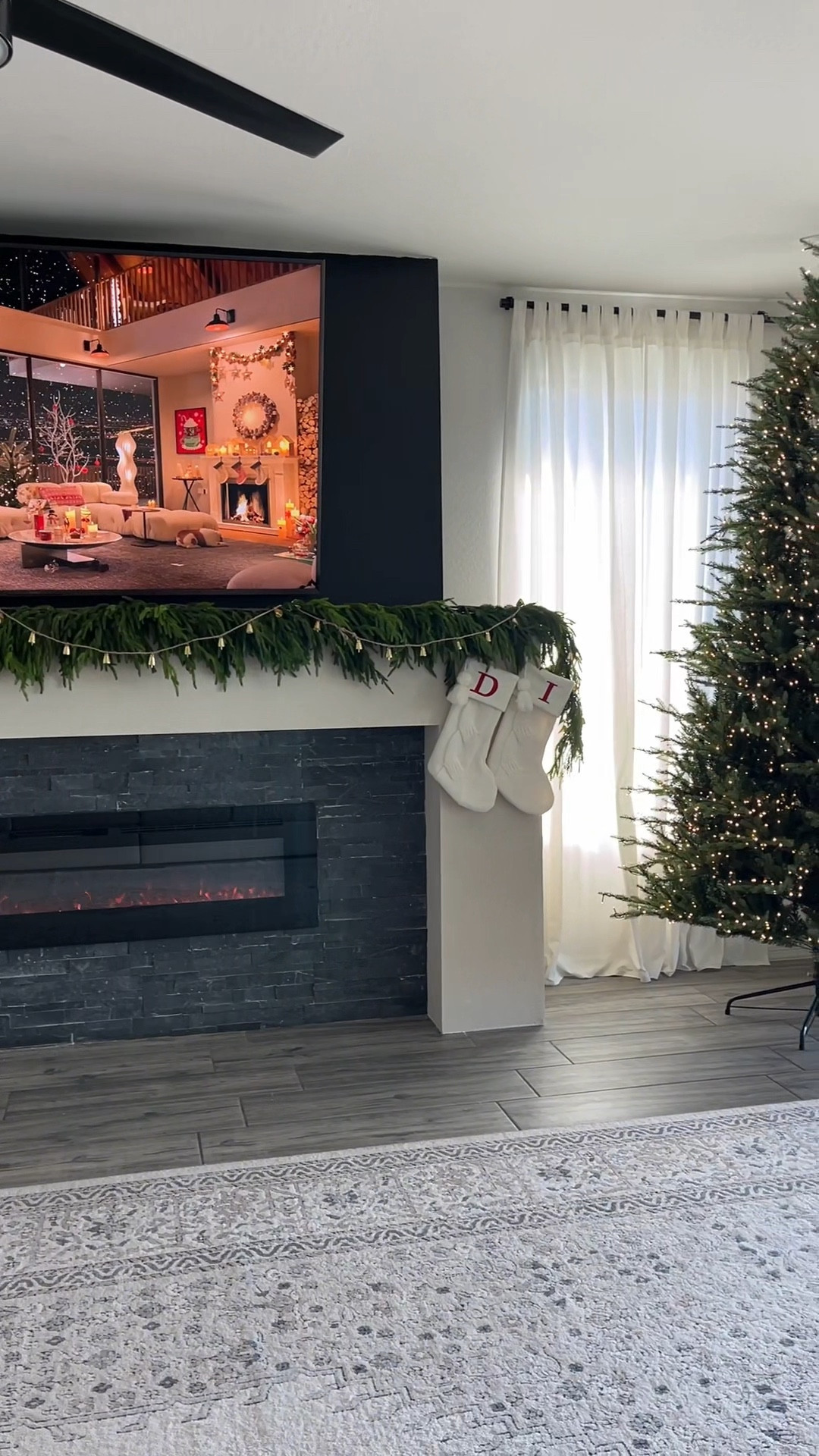 Christmas decor for your fireplace 

#LTKSeasonal #LTKHome #LTKHoliday