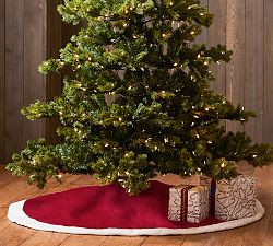Classic Velvet Tree Skirt | Pottery Barn (US)