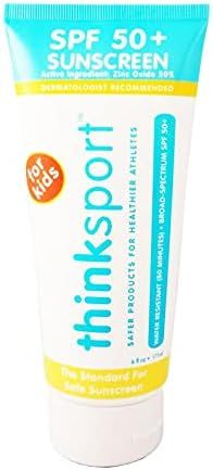 Thinksport Kids SPF 50+ Mineral Sunscreen – Safe, Natural Sunblock for Children - Water Resista... | Amazon (US)