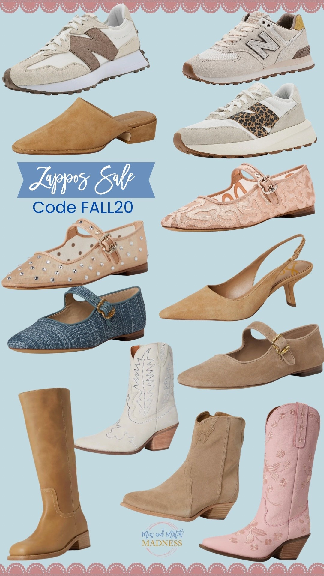 Zappos Fall Sale with code FALL20 starts 9/27!!

#LTKSaleAlert #LTKOver40 #LTKSeasonal