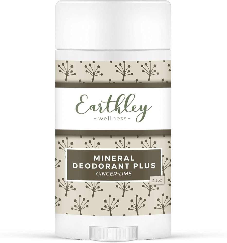 Earthley Wellness, Mineral Deodorant Plus, All Natural Deodorant, Eliminates Scent, Promotes Lymp... | Amazon (US)