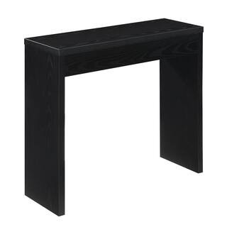Convenience Concepts Northfield 31.5 in. L Black Rectangle Wood Entryway Hall Console Table R4-06... | The Home Depot
