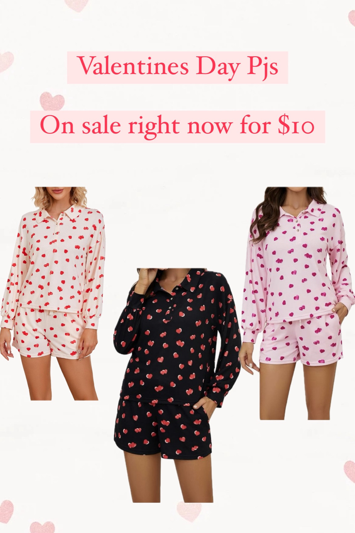 Valentines Day Pajama

#valentinesday #valentinespajamas #valentinesdaypjs #redpajamas #pinkpajamas #heartpajamas

#LTKfindsunder50 #LTKsalealert