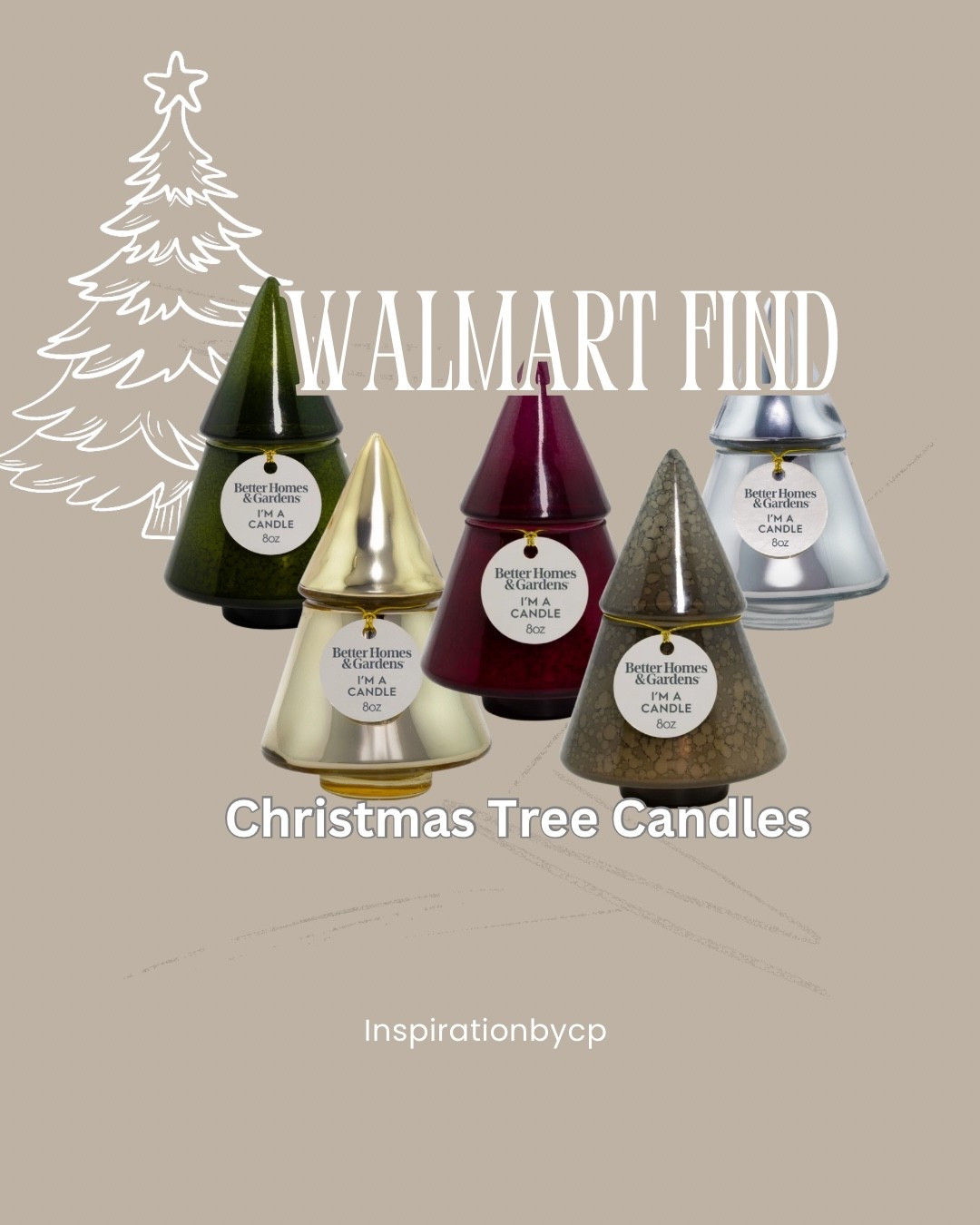 WALMART NEW CHRISTMAS TREE CANDLES UNDER $10
#walmartfind #christmascandles #christmas2025

#LTKGiftGuide #LTKHoliday #LTKHome