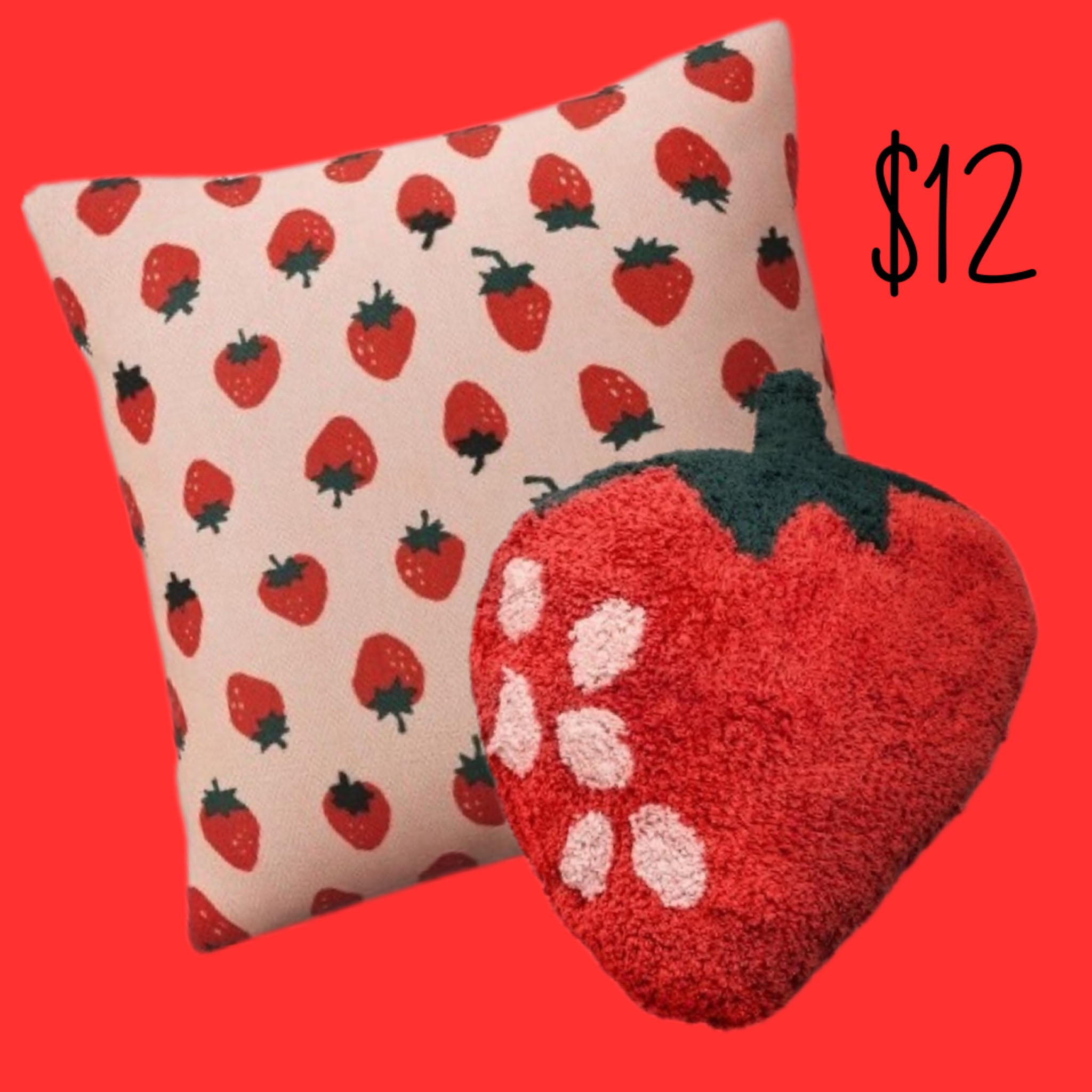 these are perfect for my strawberry obsession! 🍓 home decor, throw pillows, target finds, target style, target home, nursery, living room 

#LTKstyletip #LTKsalealert #LTKhome
