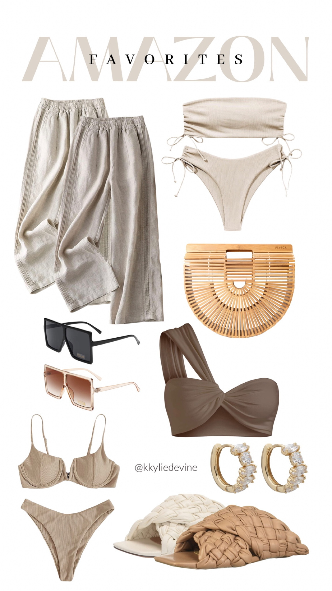 Spring/ summer  neutral favorites from Amazon✨☁️ shop below!! 

#LTKFind #LTKfit #LTKU