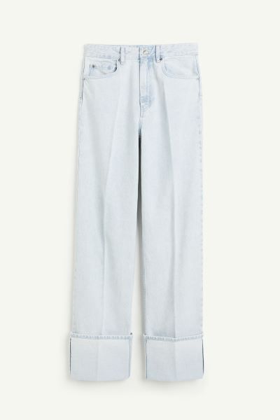 Straight High Fold-up Jeans | H&M (UK, MY, IN, SG, PH, TW, HK)