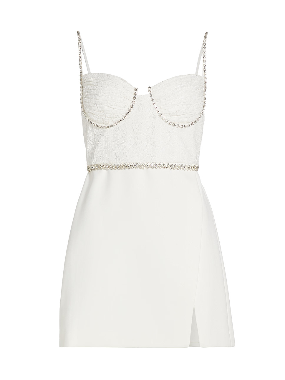 Embellished Molded Minidress | Saks Fifth Avenue