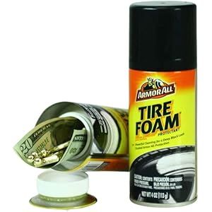 Tire Foam Diversion Safe Can, Hidden Compartment Diversion Safes and Containers for Hiding Money, Je | Amazon (US)