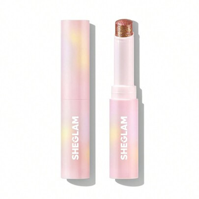 Crystal Jelly Glaze Stick-Fuchsia Fun Multi-Use Single Eyeshadow Stick Glitter Shimmer Long-Lasting High Pigment Valentine's Day Decor Love Gift Winte | SHEIN